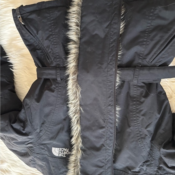 The North Face Black Women's Jacket with Fur Hood - Picture 9 of 9